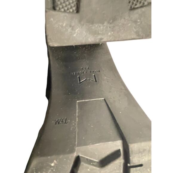 MARC FISHER LTD Green Suede RAMIO Pull On Lug Sole Ankle Boots Sz 7.5 NWOB - Picture 9 of 9